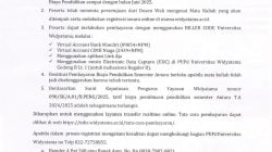 Pengumuman Pembayaran Biaya Semester Antara 2024/2025